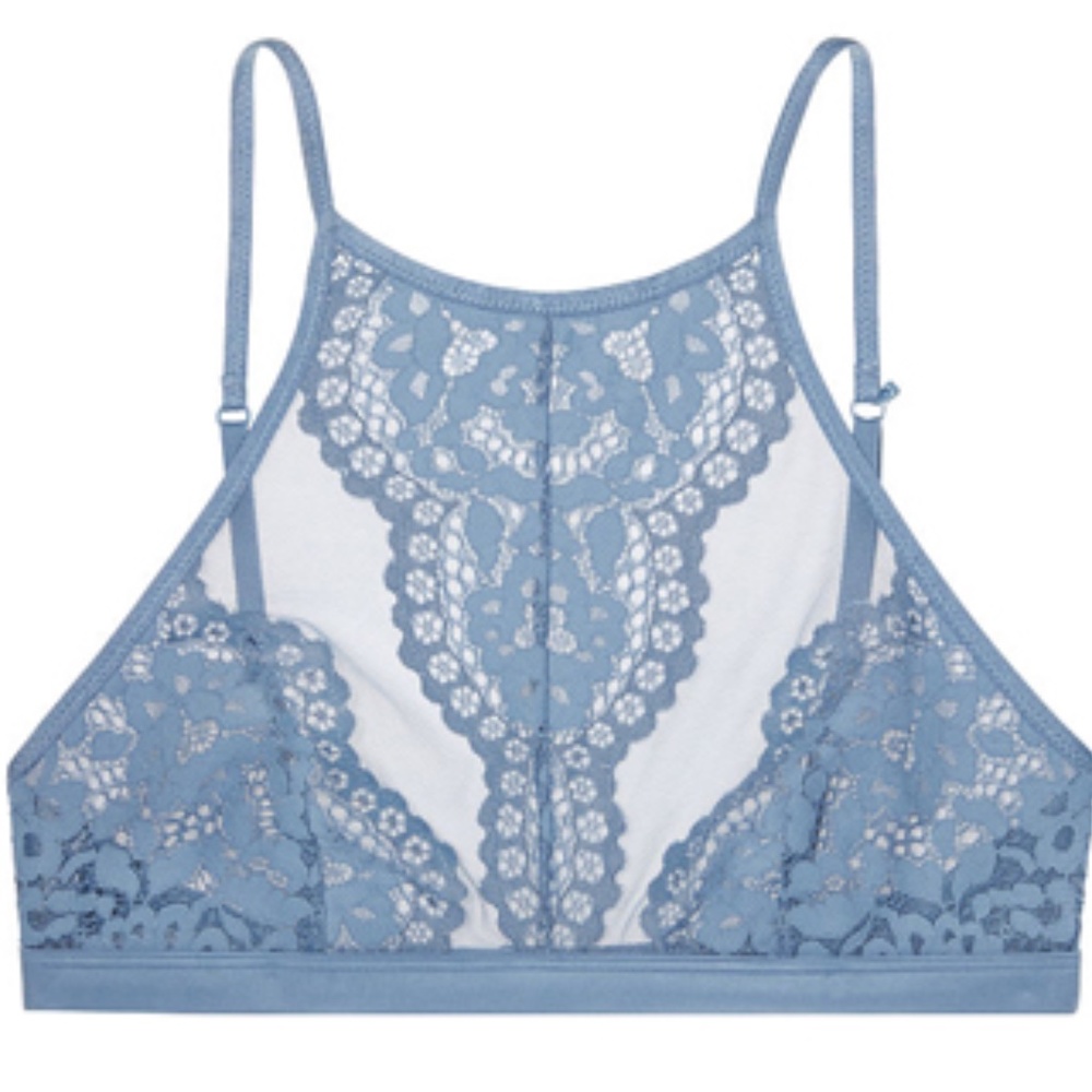 Victoria's Secret Lace High-neck Halter Bralette